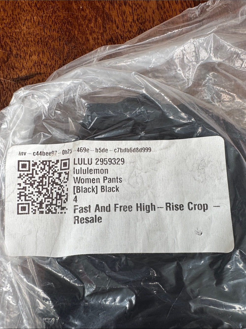 lululemon athletica Black Fast and Free High-Rise Crop